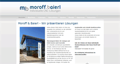 Desktop Screenshot of moroff-baierl.de